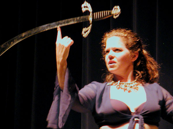 Merideth Sowrd balancing