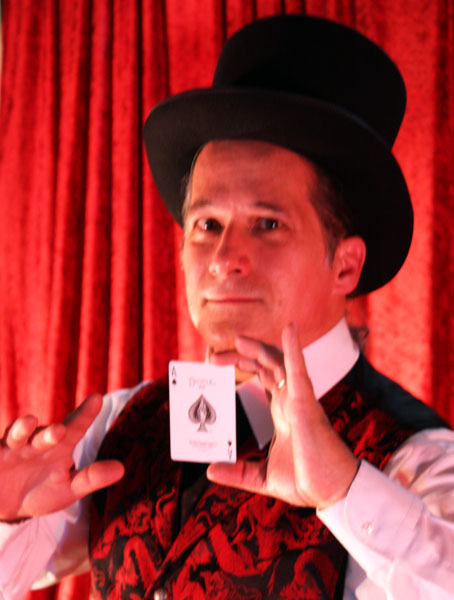 Walking Through a Playing Card